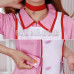 New! Vocaloid Hatsune Miku Nurse Cosplay Costume Pink 